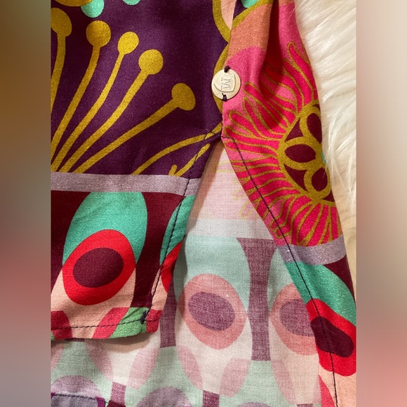 🛑🛑🛑MILANO ITALY 🇮🇹 COLOURFUL BLOUSE - Picture 12 of 13